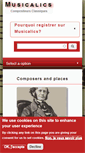 Mobile Screenshot of musicalics.com
